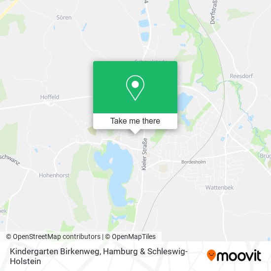 Kindergarten Birkenweg map