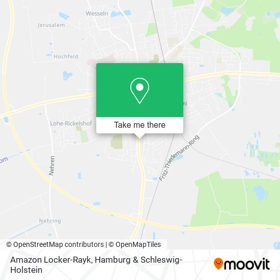 Карта Amazon Locker-Rayk