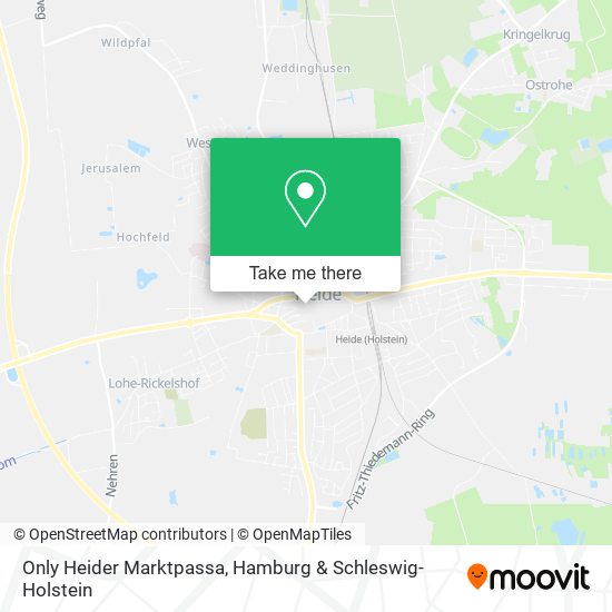 Only Heider Marktpassa map
