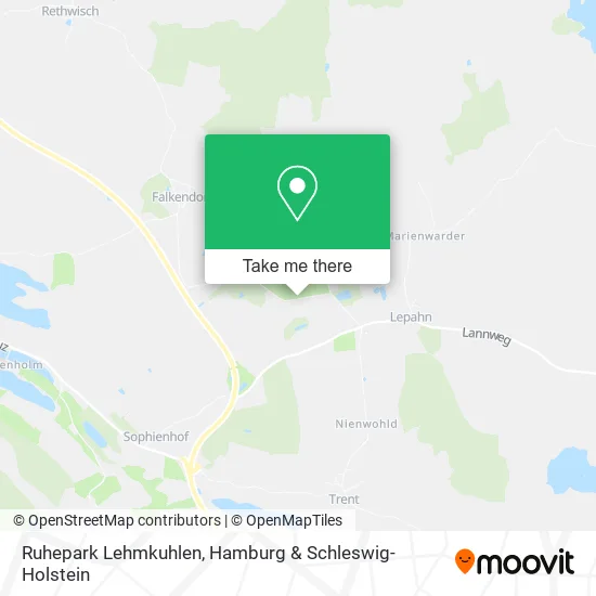 Карта Ruhepark Lehmkuhlen