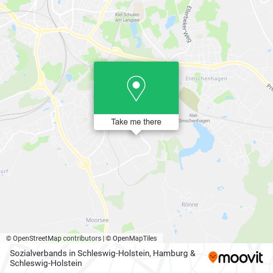 Sozialverbands in Schleswig-Holstein map