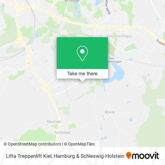 Lifta Treppenlift Kiel map
