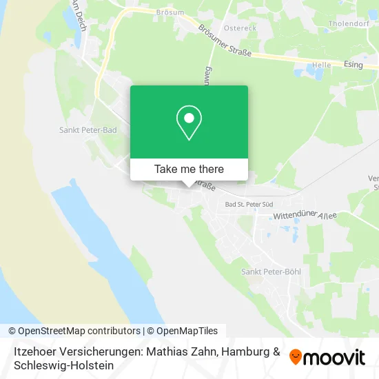 Карта Itzehoer Versicherungen: Mathias Zahn