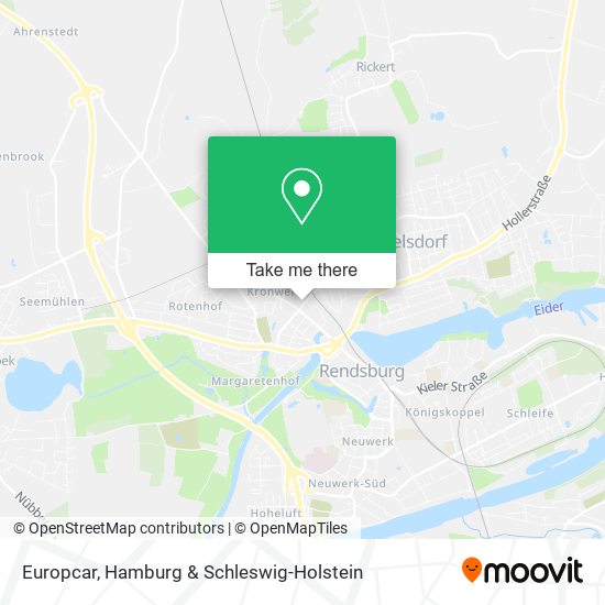 Europcar map