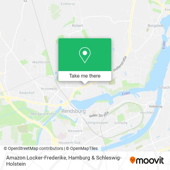 Карта Amazon Locker-Frederike