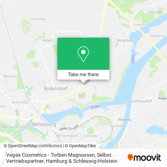 Карта Vegas Cosmetics - Torben Magnussen, Selbst. Vertriebspartner