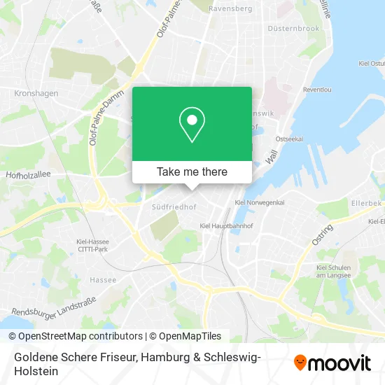 Карта Goldene Schere Friseur