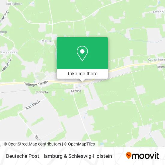 Карта Deutsche Post