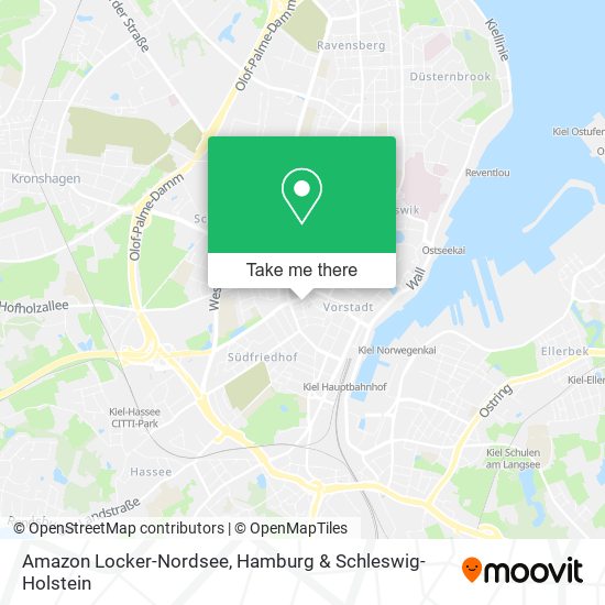 Карта Amazon Locker-Nordsee