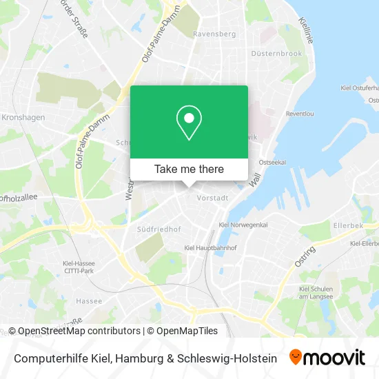 Карта Computerhilfe Kiel