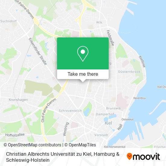 Christian Albrechts Universität zu Kiel map