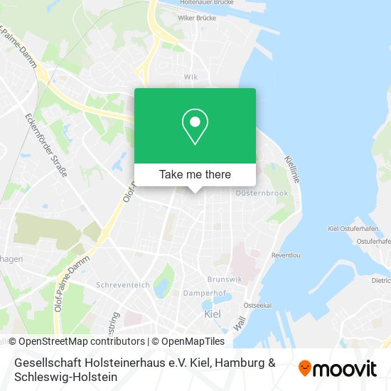 Gesellschaft Holsteinerhaus e.V. Kiel map