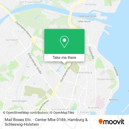 Карта Mail Boxes Etc. - Center Mbe 0186