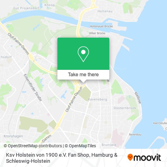 Ksv Holstein von 1900 e.V. Fan Shop map