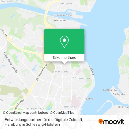 Карта Entwicklungspartner für die Digitale Zukunft