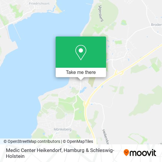 Medic Center Heikendorf map