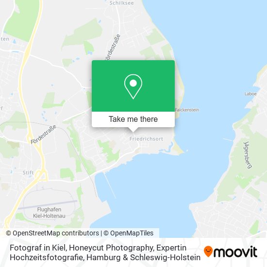 Fotograf in Kiel, Honeycut Photography, Expertin Hochzeitsfotografie map