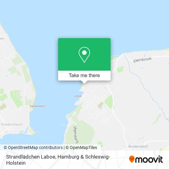 Карта Strandlädchen Laboe