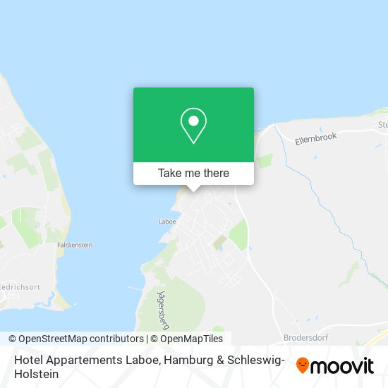 Hotel Appartements Laboe map