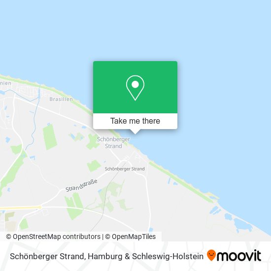 Schönberger Strand map