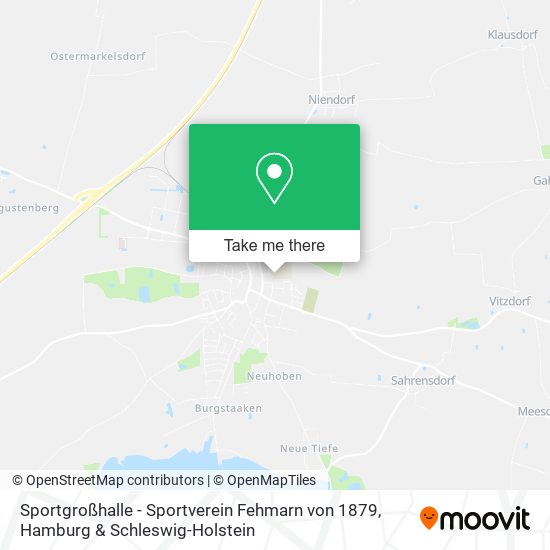 Sportgroßhalle - Sportverein Fehmarn von 1879 map