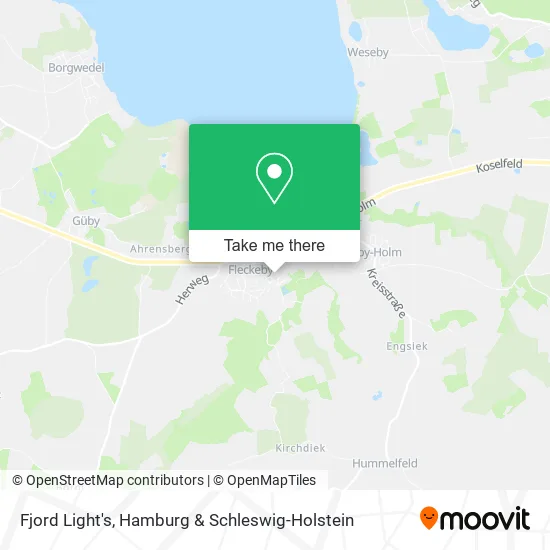 Карта Fjord Light's