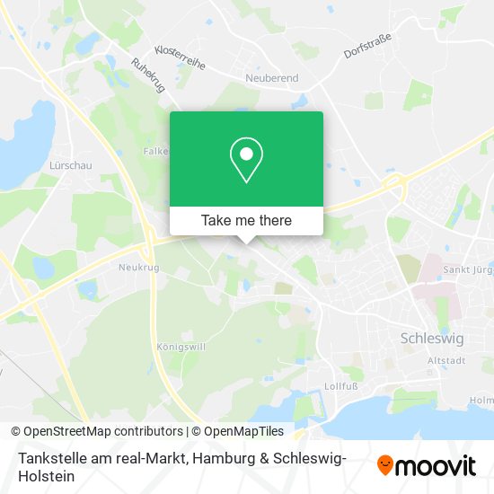 Tankstelle am real-Markt map