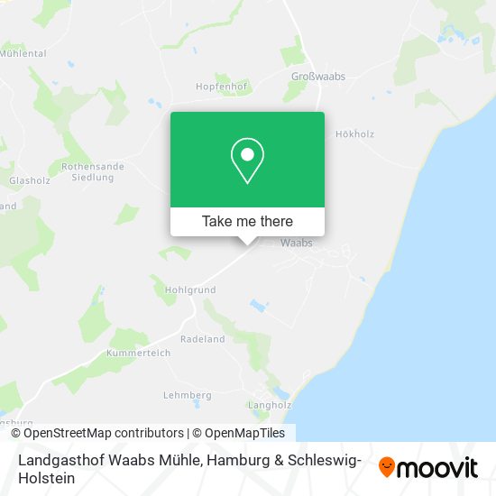 Landgasthof Waabs Mühle map