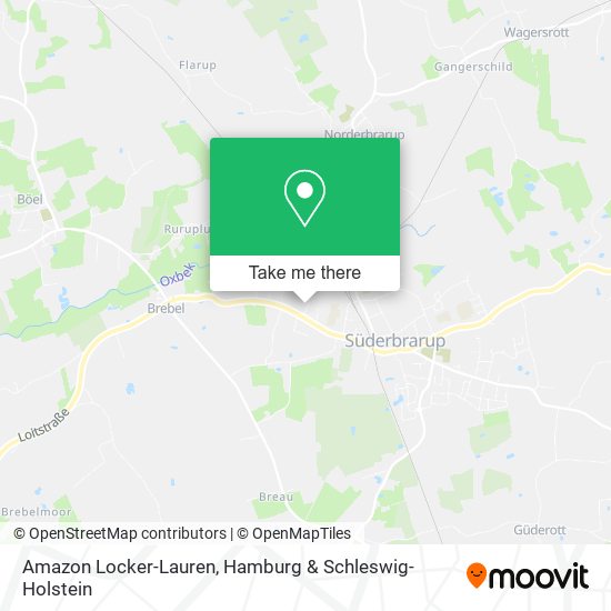 Amazon Locker-Lauren map