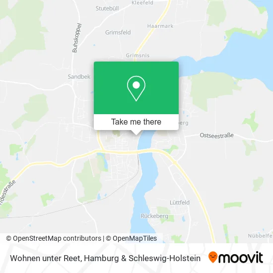 Карта Wohnen unter Reet
