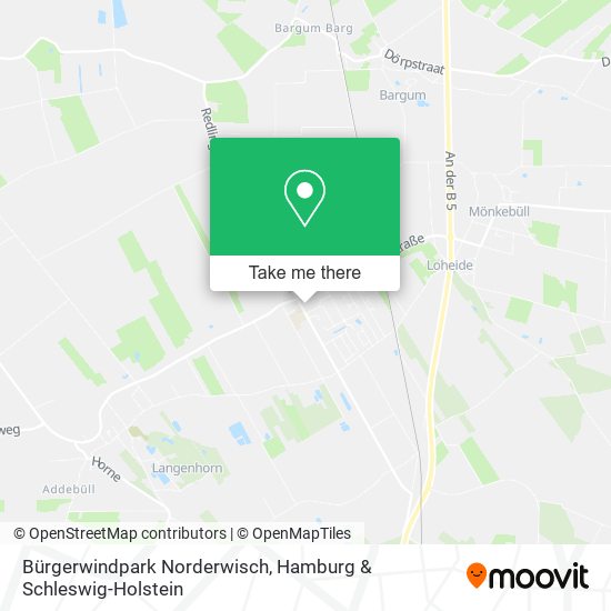 Bürgerwindpark Norderwisch map