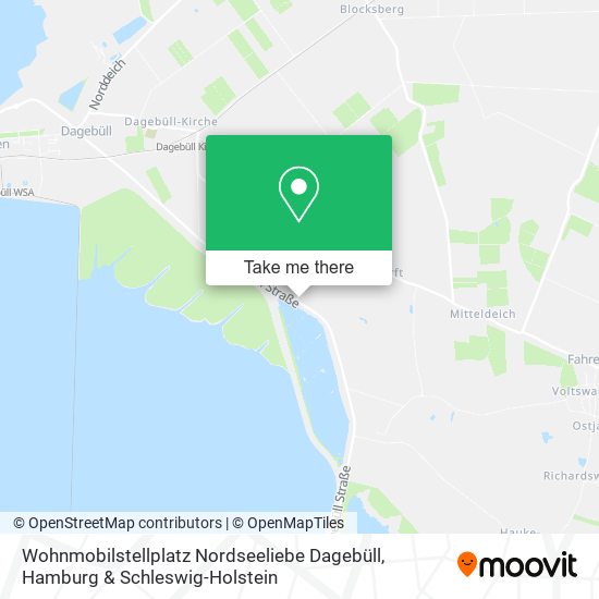 Карта Wohnmobilstellplatz Nordseeliebe Dagebüll