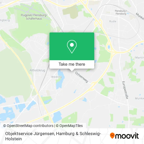 Карта Objektservice Jürgensen