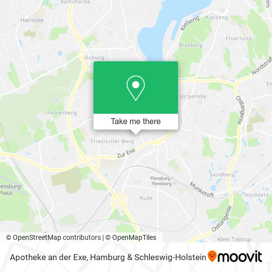 Карта Apotheke an der Exe