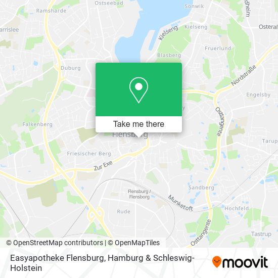 Easyapotheke Flensburg map
