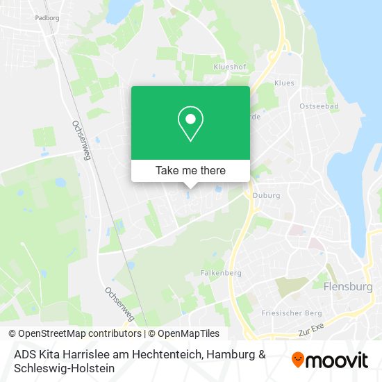 ADS Kita Harrislee am Hechtenteich map