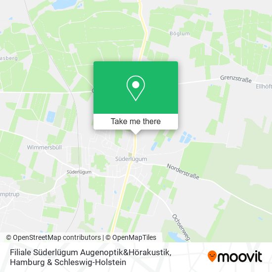 Filiale Süderlügum Augenoptik&Hörakustik map