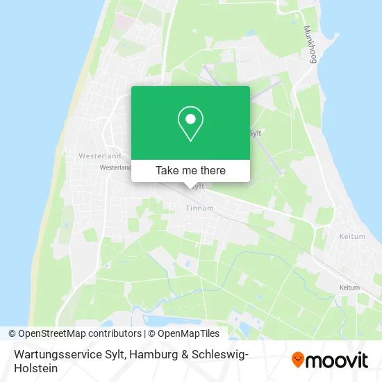 Карта Wartungsservice Sylt