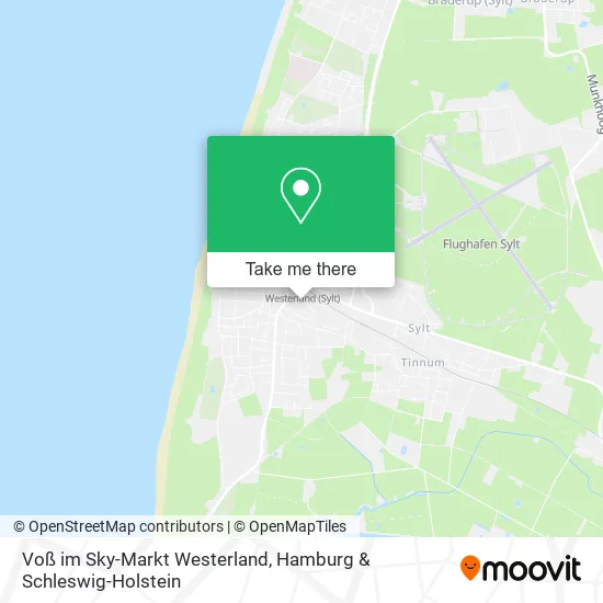 Карта Voß im Sky-Markt Westerland