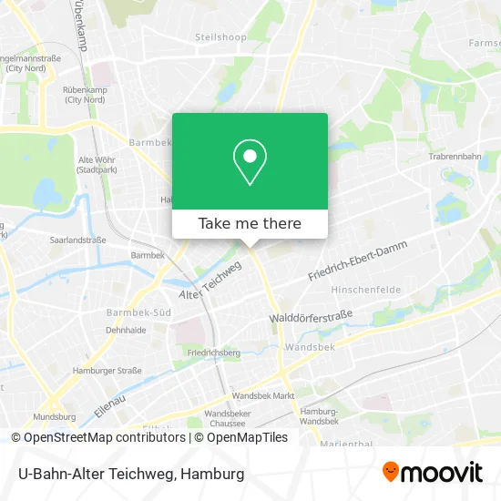 Карта U-Bahn-Alter Teichweg