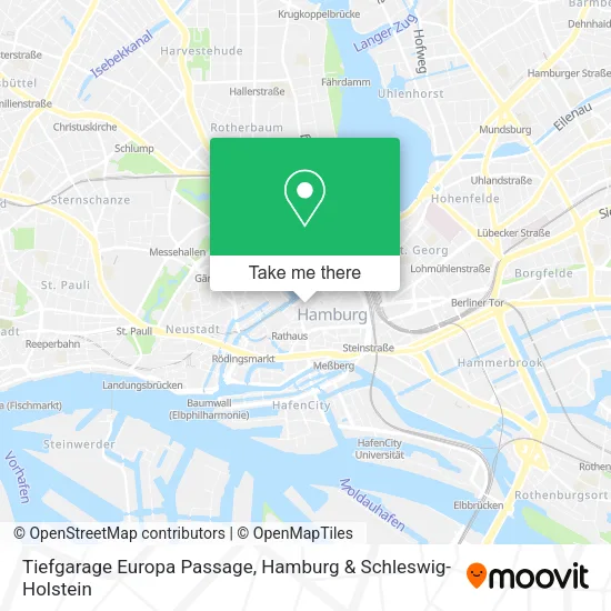 Карта Tiefgarage Europa Passage