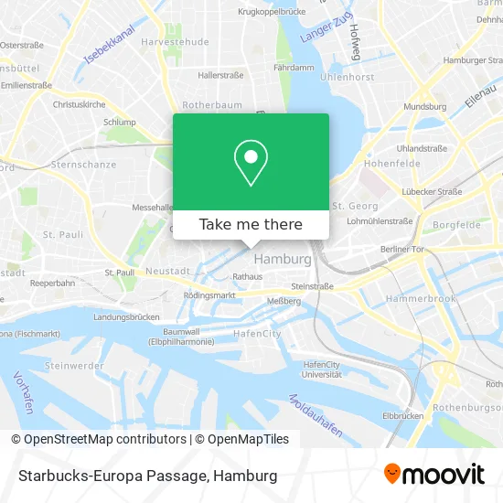 Starbucks-Europa Passage map