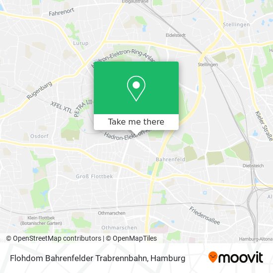 Flohdom Bahrenfelder Trabrennbahn map