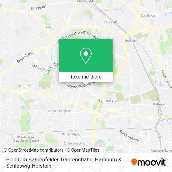 Карта Flohdom Bahrenfelder Trabrennbahn