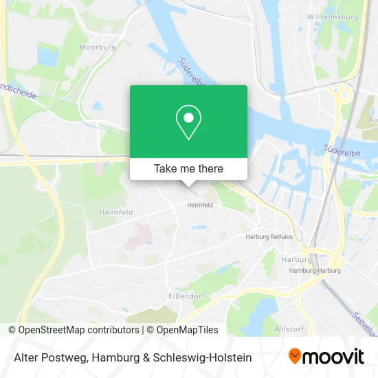 Карта Alter Postweg