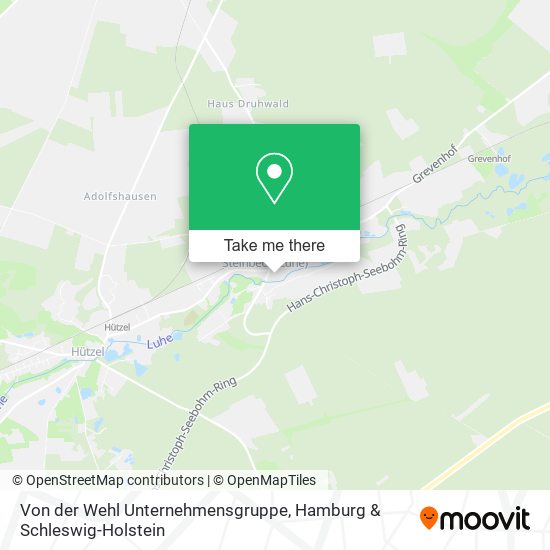 Von der Wehl Unternehmensgruppe map