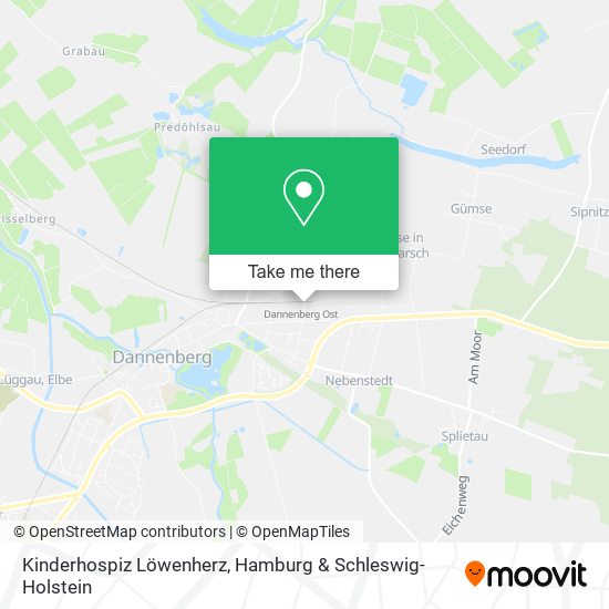 Kinderhospiz Löwenherz map