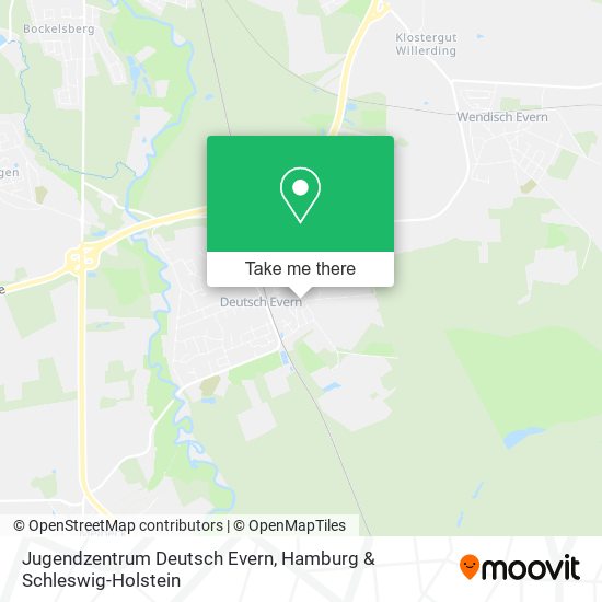 Jugendzentrum Deutsch Evern map