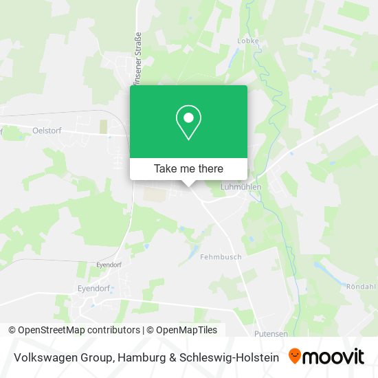 Volkswagen Group map