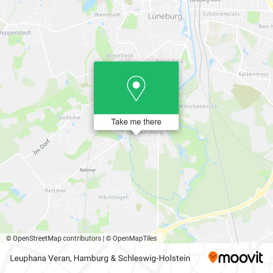 Карта Leuphana Veran